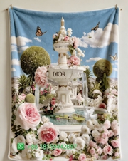 Dior Throw Blankets